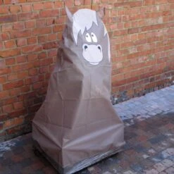 Beschermhoes Planten - Paard - 120 × 120 Cm -Buitentuinverzorgings Winkel beschermhoes 120 x 120 cm paard 1484053454 4 600