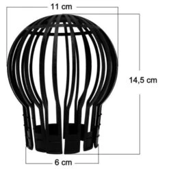 Dakgoot Bladvangers Tegen Verstopte Afvoerpijpen - Set Van 2 Stuks -Buitentuinverzorgings Winkel dakgootbeschermers 1484066306 4 600