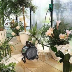 Serre/Kasverwarming En Ventilator In 1 Met Digitale Thermostaat -Buitentuinverzorgings Winkel verwarming ventilator in 1 toestel 1543855208 4 600