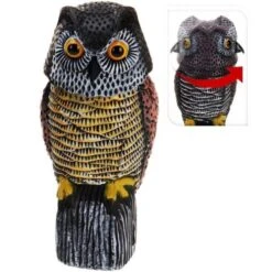 Roterende Uil Gele Borst - Vogelverschrikker -Buitentuinverzorgings Winkel vogelverschrikker uil 1484056283 1 600
